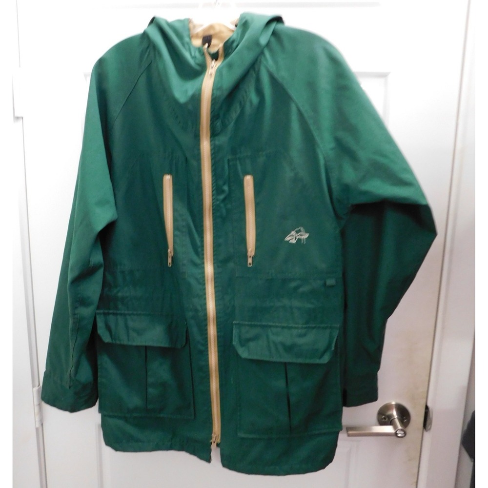 Snowbird Denver Custom Green Zip Hooded Coat USA sz M